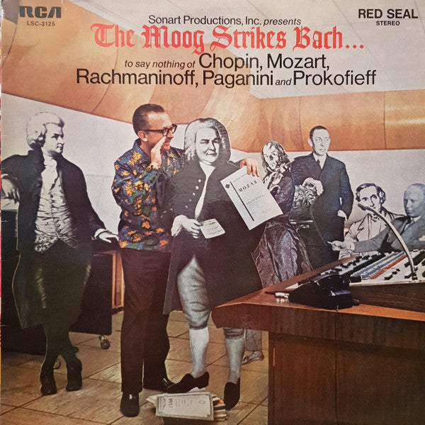 Hans Wurman – The Moog Strikes Bach... (To Say Nothing Of Chopin, Mozart, Rachmaninoff, Paganini And Prokofieff) LP vinyl record, image 1 of 3