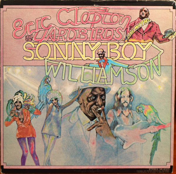 Eric Clapton, The Yardbirds, Sonny Boy Williamson – Eric Clapton And The Yardbirds Live With Sonny Boy Williamson LP vinyl record, image 1 of 4