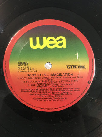 Imagination – Body Talk LP vinyl record, image 3 of 4