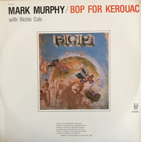 Mark Murphy – Bop For Kerouac LP vinyl record, image 1 of 4