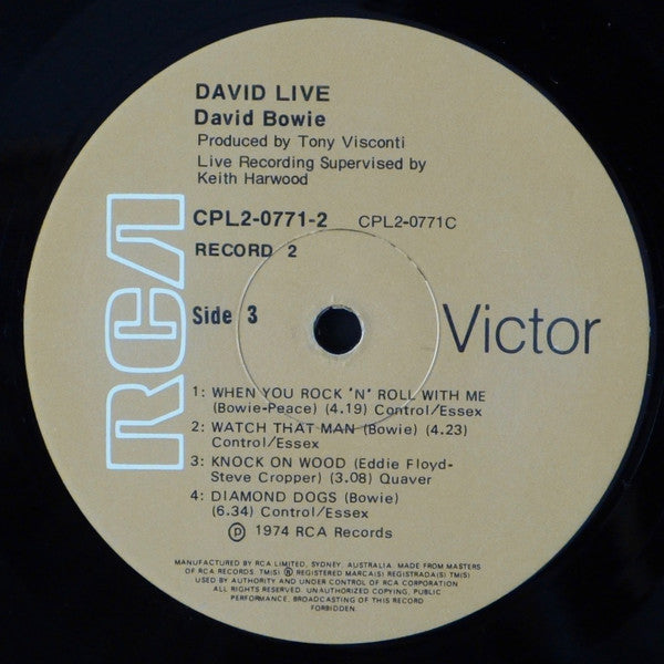 David Bowie – David Live (2xLP) LP vinyl record, image 6 of 7