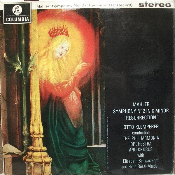 Gustav Mahler, Otto Klemperer, Philharmonia Orchestra, Philharmonia Chorus, Elisabeth Schwarzkopf, Hilde Rössel-Majdan – Symphony No. 2 (2xLP)