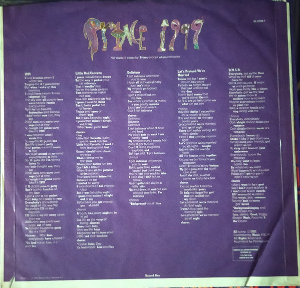 Prince – 1999 (2xLP) LP vinyl record, image 4 of 10