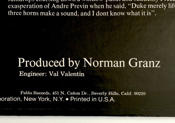 Duke Ellington – Duke's Big 4 LP vinyl record, image 3 of 6