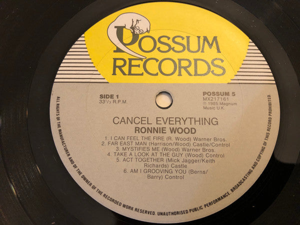 Ron Wood – Cancel Everything LP vinyl record, image 3 of 4