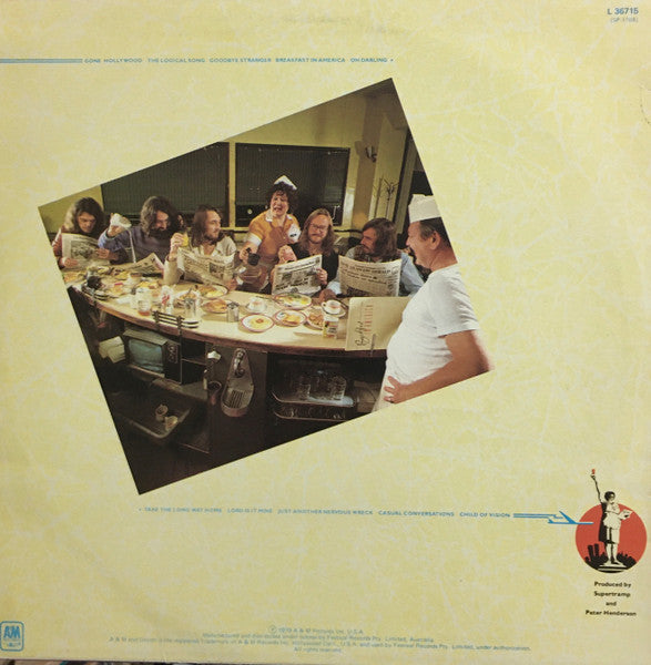 Supertramp – Breakfast In America LP vinyl record, image 2 of 4