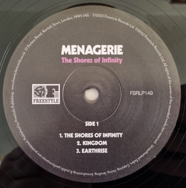 Menagerie – The Shores Of Infinity LP vinyl record, image 3 of 4