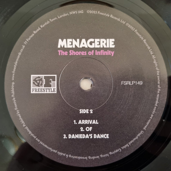 Menagerie – The Shores Of Infinity LP vinyl record, image 4 of 4