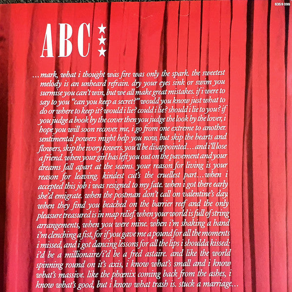 ABC – The Lexicon Of Love LP vinyl record, image 3 of 6