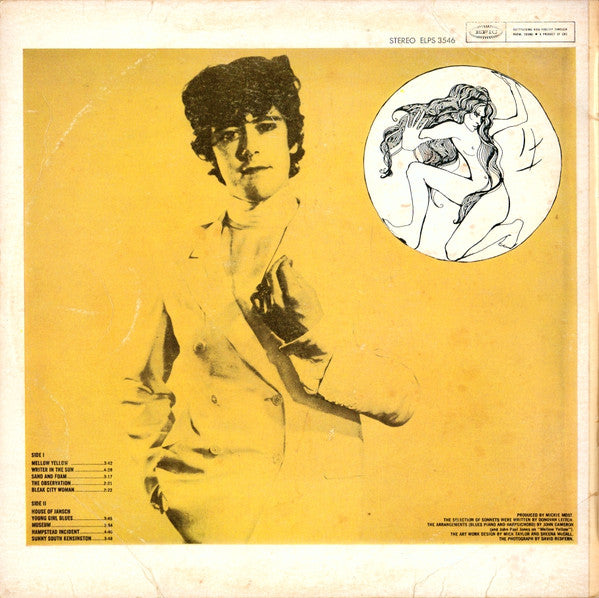Donovan – Mellow Yellow LP vinyl record, image 2 of 4