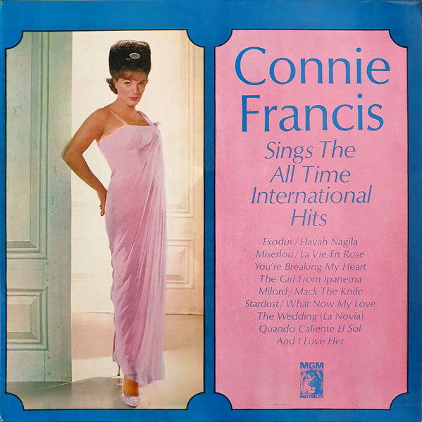 Connie Francis – Connie Francis Sings The All Time International Hits LP vinyl record, image 1 of 4