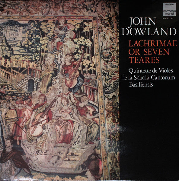 John Dowland, Viola-da-Gamba-Quintett Der Schola Cantorum Basiliensis – Lachrimae Or Seaven Teares LP vinyl record, image 1 of 4