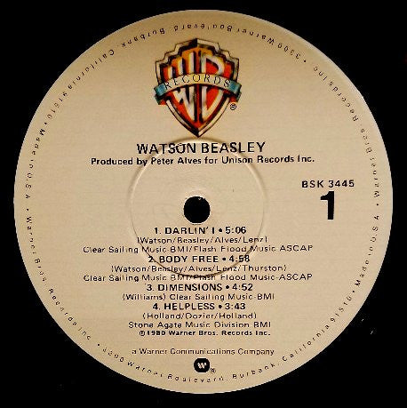 Watson Beasley – Watson Beasley LP vinyl record, image 3 of 4
