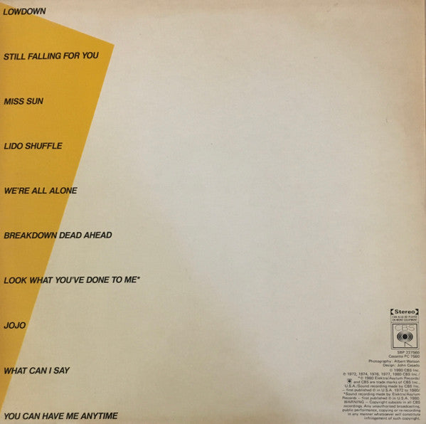 Boz Scaggs – Hits! LP vinyl record, image 2 of 4
