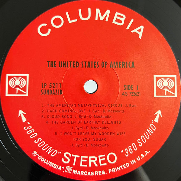 The United States Of America – The United States Of America LP vinyl record, image 3 of 8