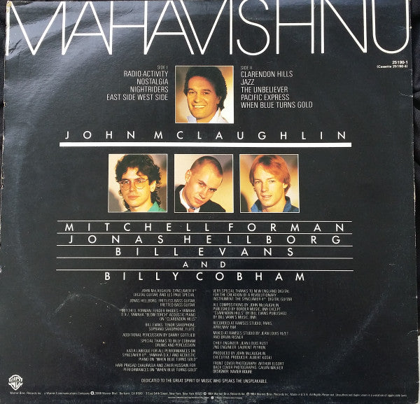 Mahavishnu Orchestra – Mahavishnu LP vinyl record, image 2 of 4