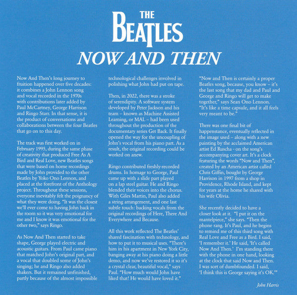 The Beatles – Now And Then / Love Me Do 7" vinyl record, image 5 of 10