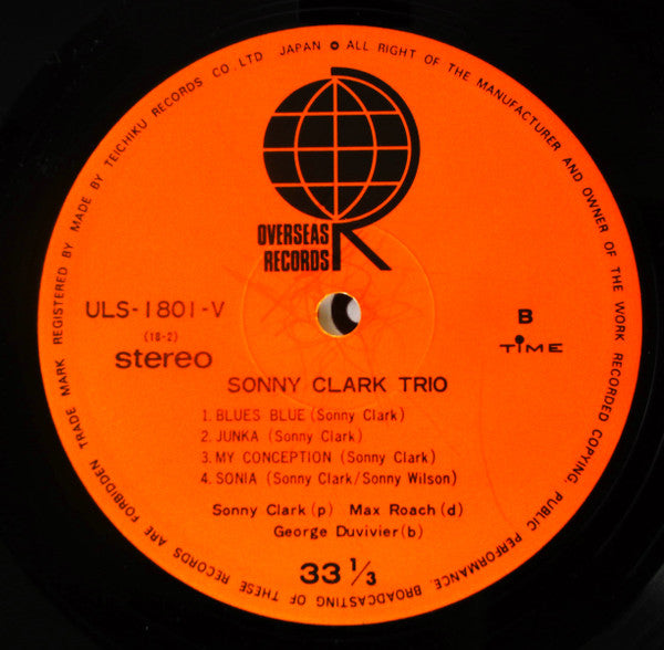 Sonny Clark Trio – Sonny Clark Trio LP vinyl record, image 6 of 8