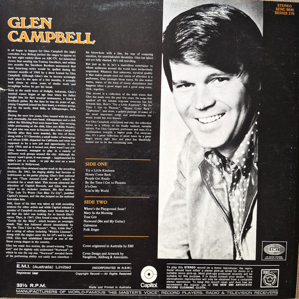 Glen Campbell – Glen Campbell Country LP vinyl record, image 2 of 4