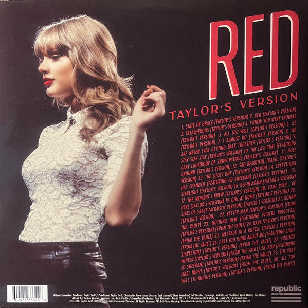 Taylor Swift – Red (Taylor's Version) (4xLP) LP vinyl record, image 4 of 10