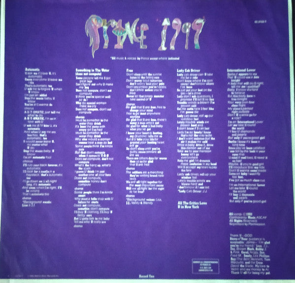 Prince – 1999 (2xLP) LP vinyl record, image 6 of 10