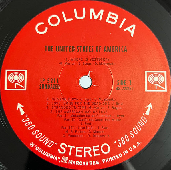 The United States Of America – The United States Of America LP vinyl record, image 4 of 8