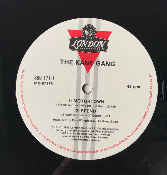 The Kane Gang – Motortown 12" vinyl record, image 4 of 4