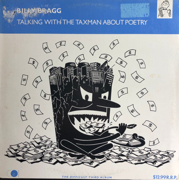Billy Bragg – Talking With The Taxman About Poetry LP vinyl record, image 1 of 4