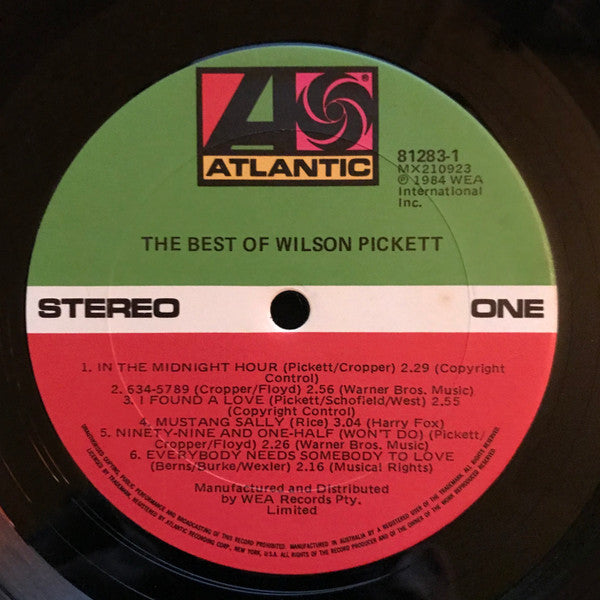 Wilson Pickett – The Best Of Wilson Pickett LP vinyl record, image 3 of 4