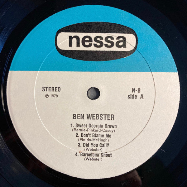 Ben Webster, Tete Montoliu – Did You Call? LP vinyl record, image 3 of 4