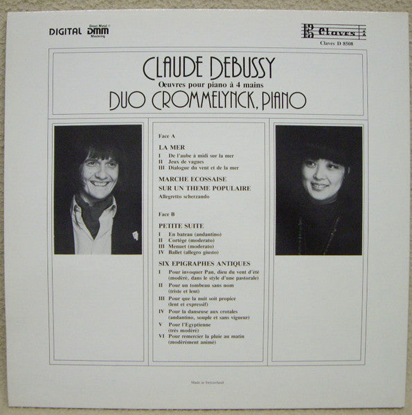 Claude Debussy, Duo Crommelynck – La Mer (Version Originale Pour Piano 4 Mains) / Marche Ecossaise / Petite Suite / Six Epigraphes Antiques LP vinyl record, image 4 of 6
