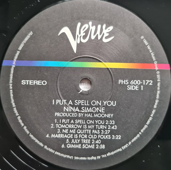 Nina Simone – I Put A Spell On You LP vinyl record, image 4 of 10