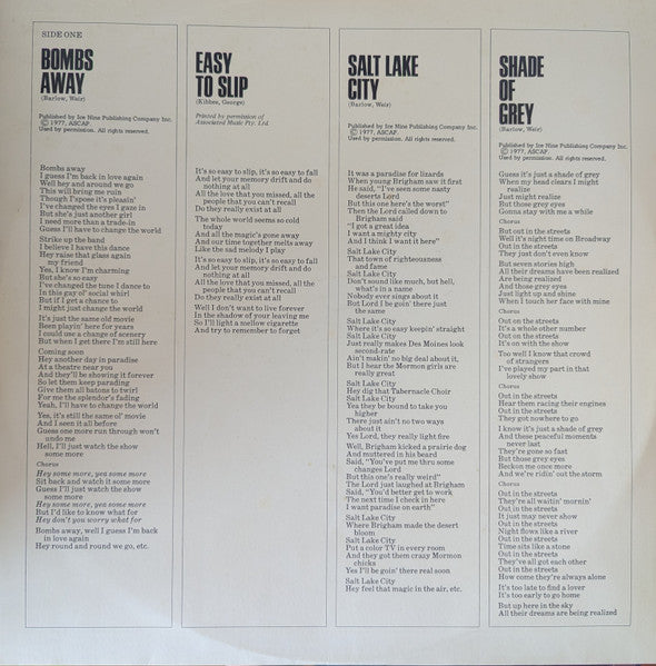 Bob Weir – Heaven Help The Fool LP vinyl record, image 3 of 5