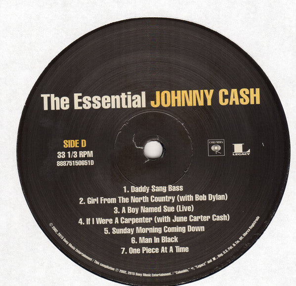 Johnny Cash – The Essential Johnny Cash (2xLP) LP vinyl record, image 6 of 9
