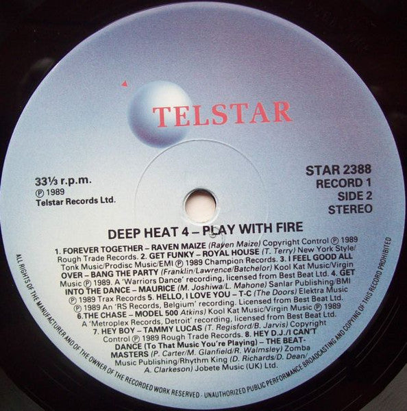 Various – Deep Heat 4 - Play With Fire (2xLP) LP vinyl record, image 7 of 8