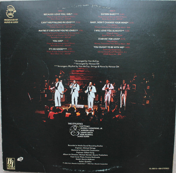 The Stylistics – Fabulous LP vinyl record, image 2 of 4