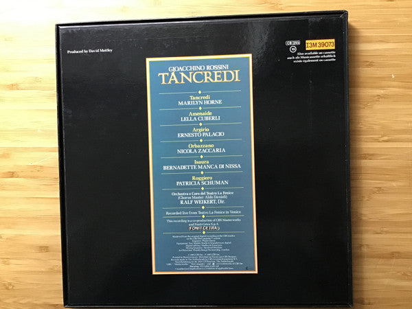 Gioacchino Rossini – Tancredi (3xLP) LP vinyl record, image 2 of 2