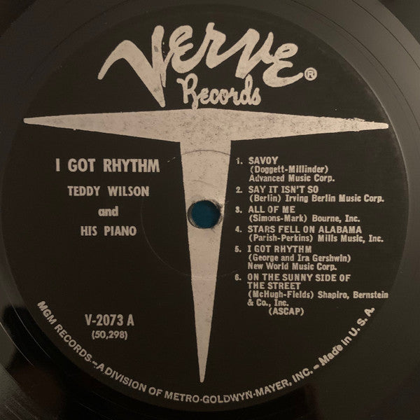 Teddy Wilson – I Got Rhythm LP vinyl record, image 3 of 4