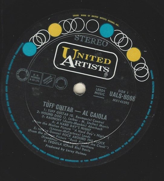 Al Caiola – Tuff Guitar LP vinyl record, image 3 of 4