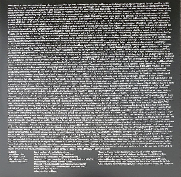 Clowns – Bad Blood LP vinyl record, image 4 of 5