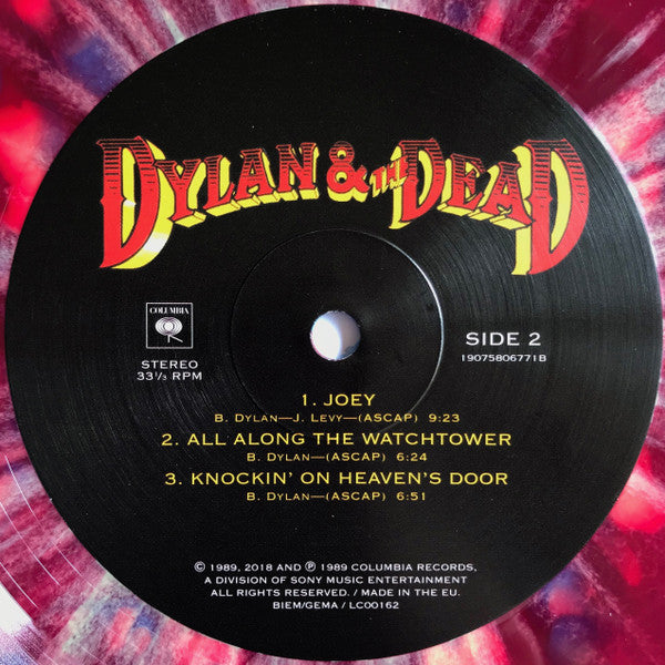 Bob Dylan, The Grateful Dead – Dylan & The Dead LP vinyl record, image 4 of 10