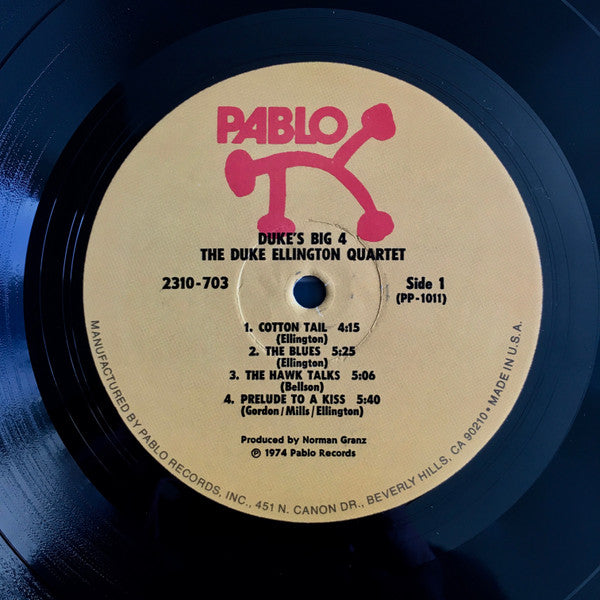 Duke Ellington – Duke's Big 4 LP vinyl record, image 5 of 6