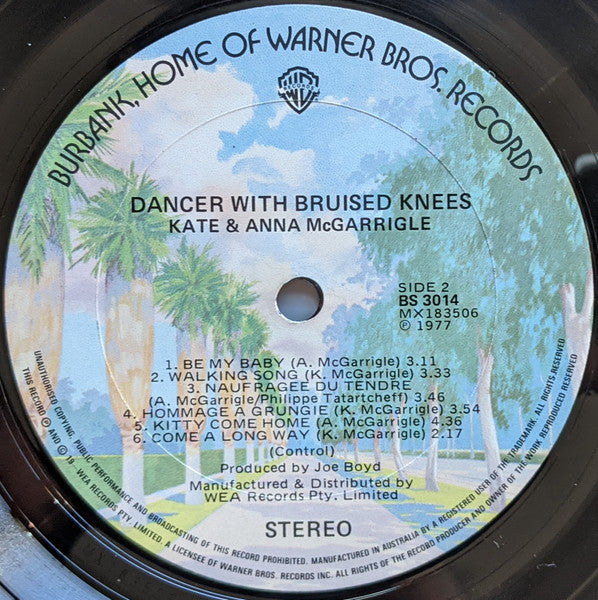 Kate & Anna McGarrigle – Dancer With Bruised Knees LP vinyl record, image 4 of 4