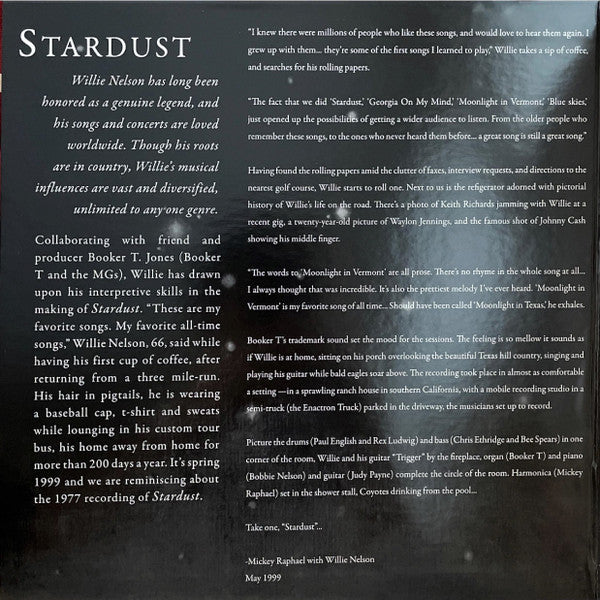 Willie Nelson – Stardust (2xLP) LP vinyl record, image 3 of 8