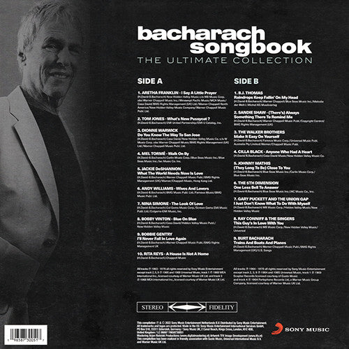 Various – Bacharach Songbook - The Ultimate Collection LP vinyl record, image 2 of 5