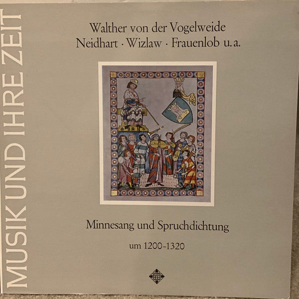 Studio Der Frühen Musik – Minnesang Und Spruchdichtung Um 1200-1320 LP vinyl record, image 1 of 8