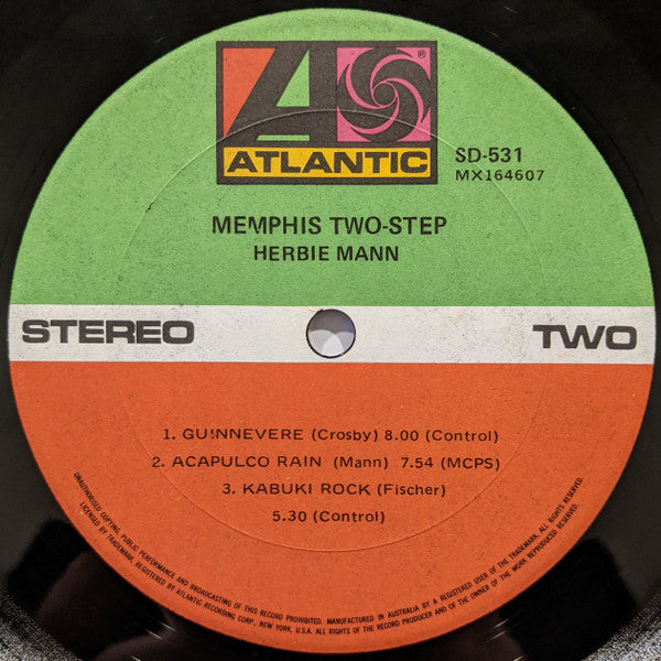 Herbie Mann – Memphis Two-Step LP vinyl record, image 4 of 4