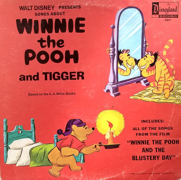 Various – Winnie The Pooh And Tigger LP vinyl record, image 1 of 4