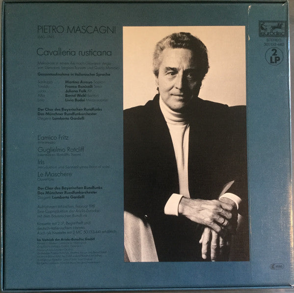 Pietro Mascagni, Martina Arroyo, Franco Bonisolli, Juliana Falk, Bernd Weikl, Livia Budai, Lamberto Gardelli – Cavalleria Rusticana (2xLP) LP vinyl record, image 2 of 8
