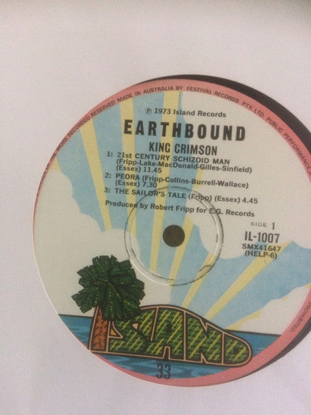 King Crimson – Earthbound LP vinyl record, image 3 of 4
